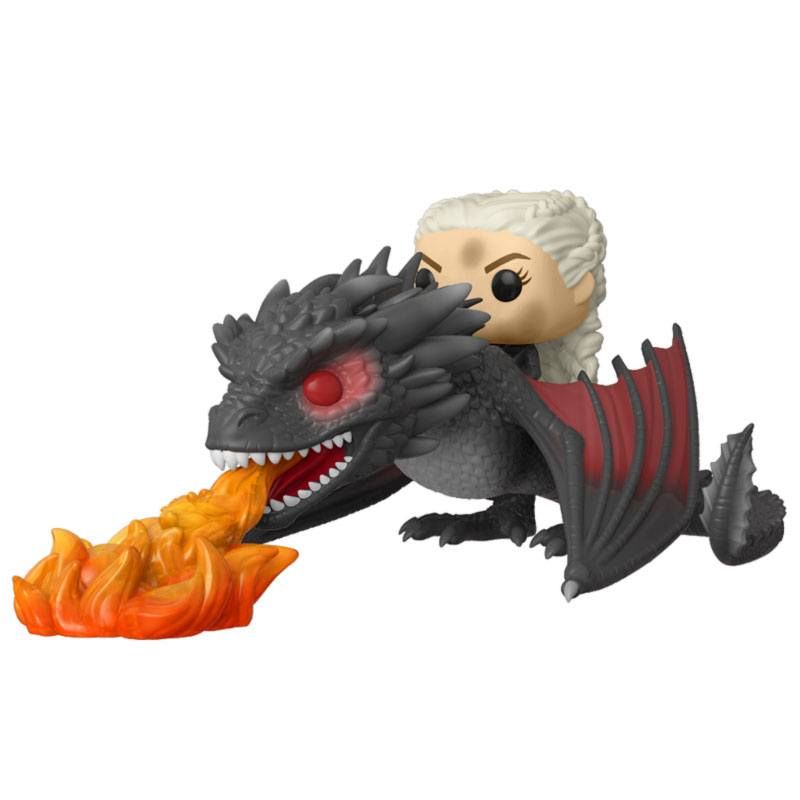 Game of Thrones POP! Rides vinylová Figure Daenerys on Fiery Drogon 18 cm Funko