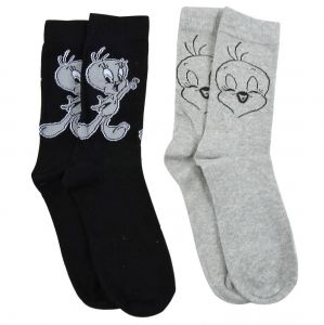 Looney Tunes Ponožky 2-Pack Tweety Velikost L