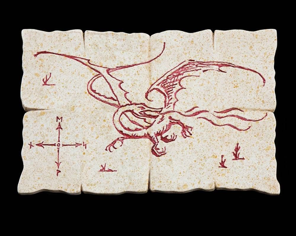 Hobbit Magnet Dragon Map Weta Workshop