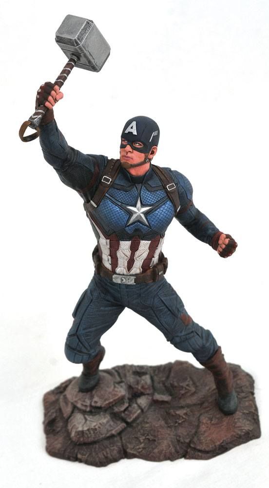 Avengers Endgame Marvel Gallery PVC Soška Captain America 23 cm Diamond Select