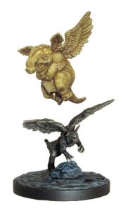 D&D Collectors Series Miniatures Unpainted Miniatures Descent into Avernus Lulu & Slobberchops