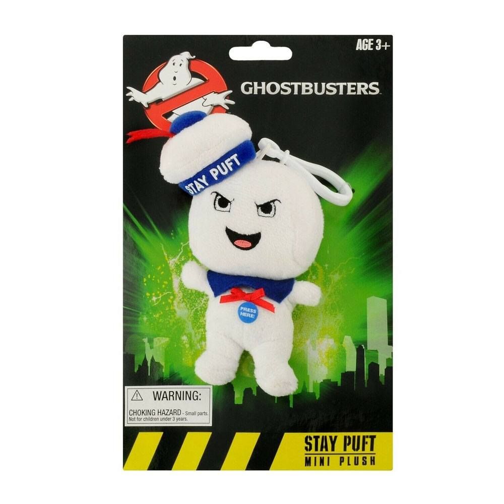Ghostbusters Talking Plyšák Keychain Stay-Puft Marshmallow Man Angry 10 cm Anglická Verze Undergroundtoys