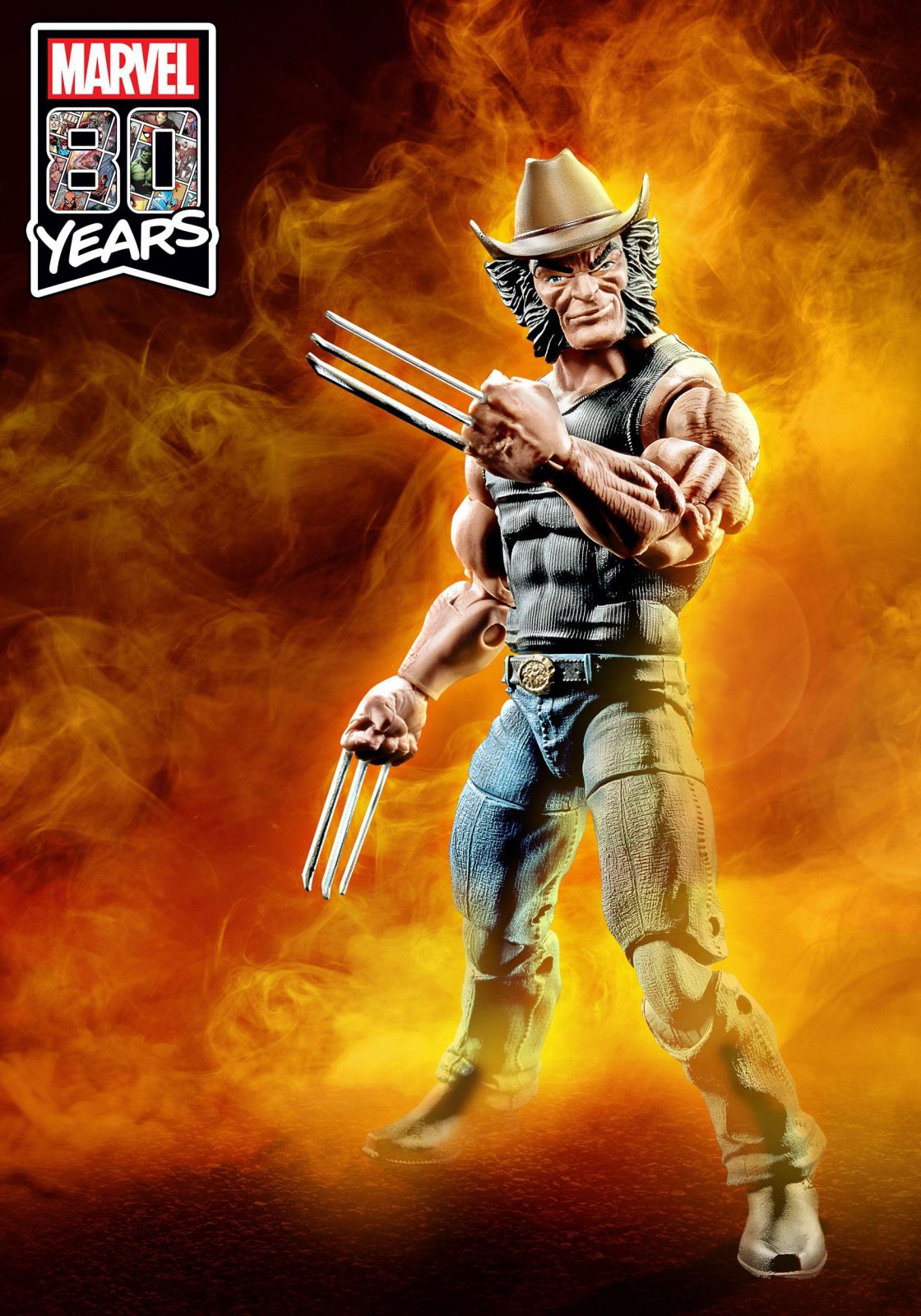 Marvel Legends 80th Anniversary Akční Figure Cowboy Logan 15 cm Hasbro