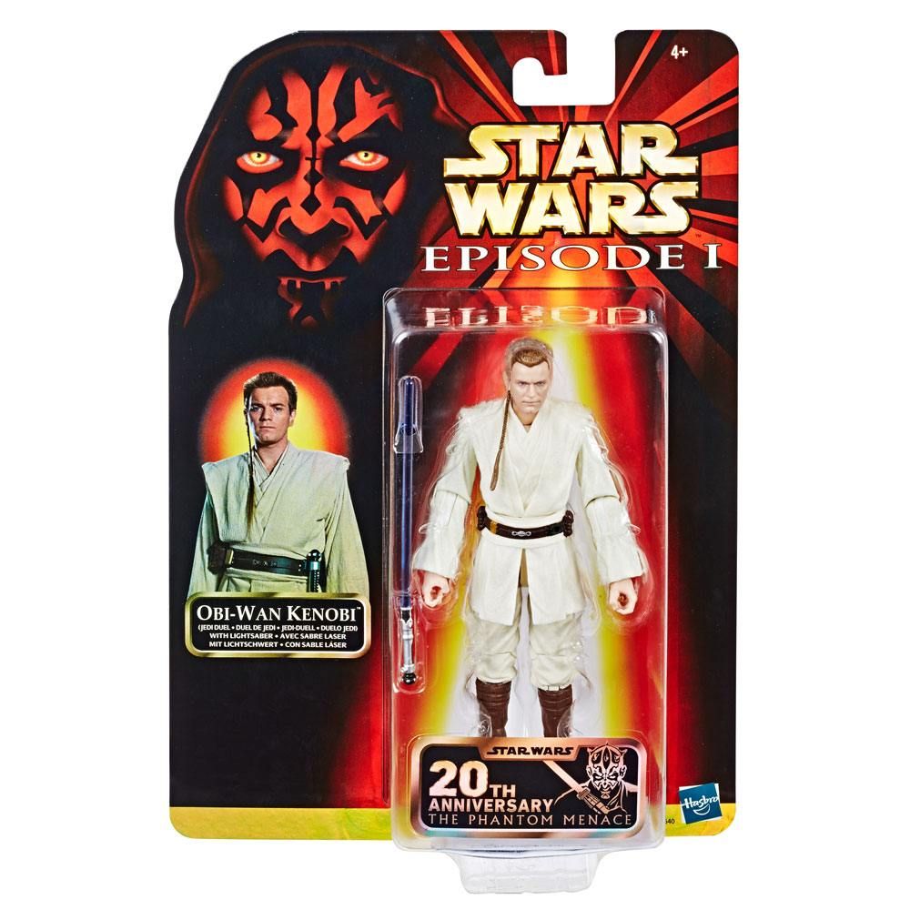 Star Wars EP I Black Series Akční Figure Obi-Wan (Jedi Duel) 20th Anniversary Exclusive 15 cm Hasbro