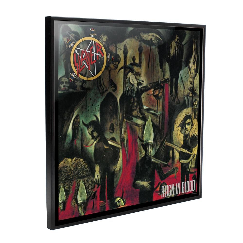Slayer Crystal Clear Picture Reign in Blood 32 x 32 cm Nemesis Now