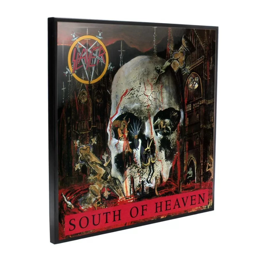 Slayer Crystal Clear Picture South of Heaven 32 x 32 cm Nemesis Now