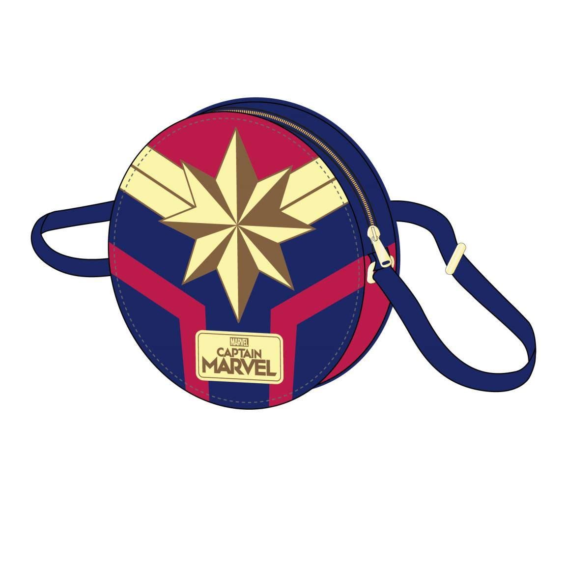 Captain Marvel Kabelka Bag Suit Cerd