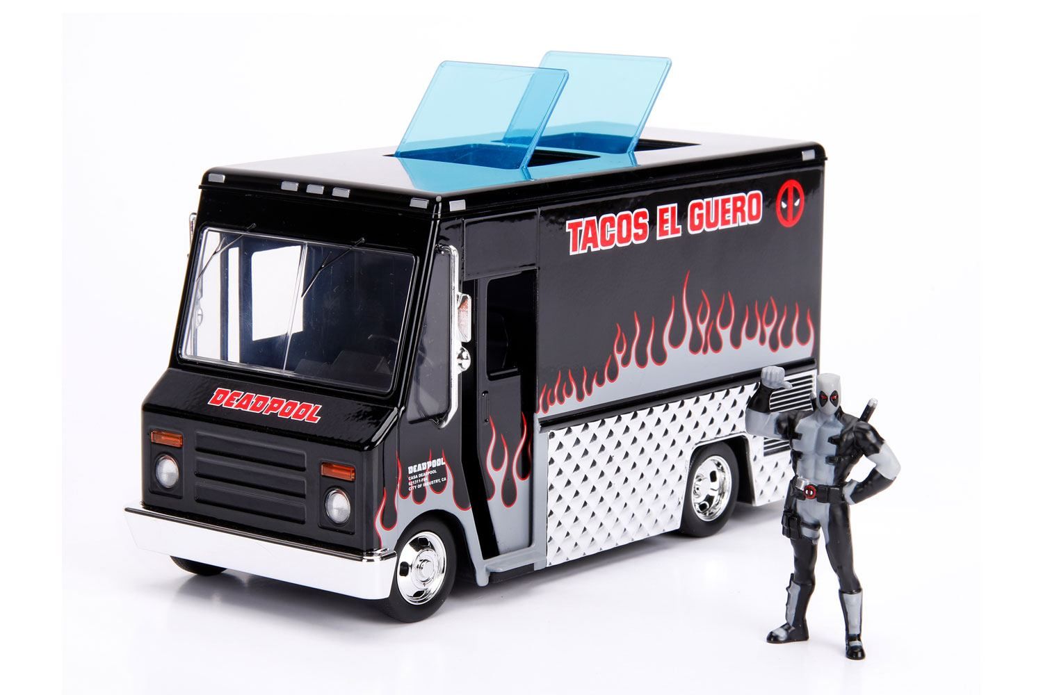 Deadpool Kov. Model 1/24 Deadpool Taco Truck X-Force Ver. Jada Toys