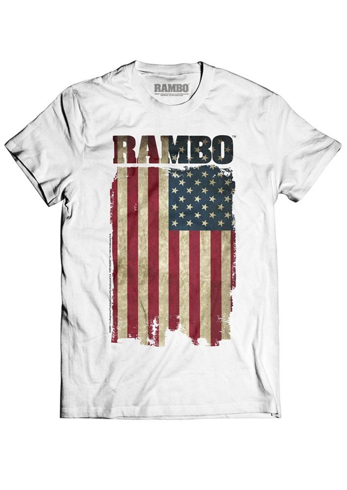Rambo Tričko Flag Velikost M Indiego