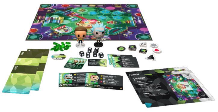 Rick & Morty Funkoverse Board Game 2 Character Expandalone Francouzská Verze