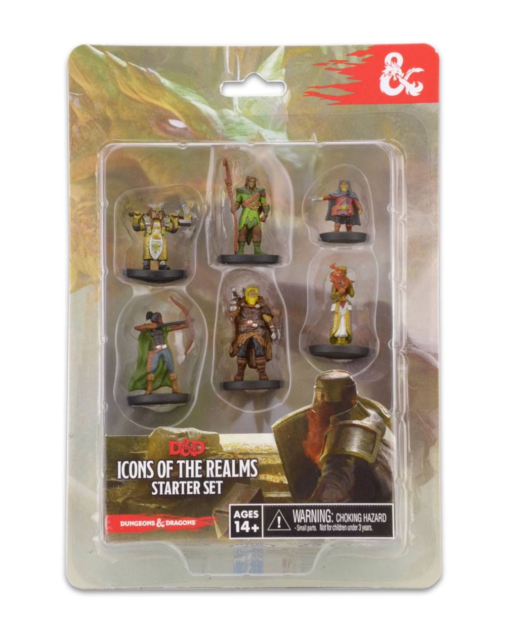 D&D Icons of the Realms Miniatures 6-Pack Starter Set Wizkids