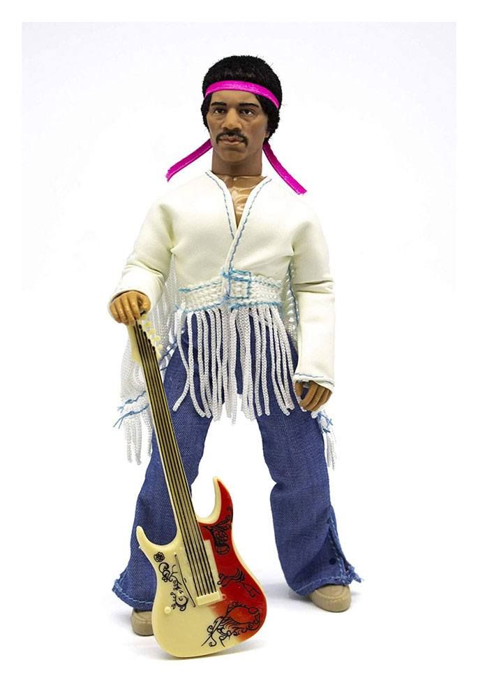 Jimi Hendrix Akční Figure Woodstock Flocked 20 cm MEGO