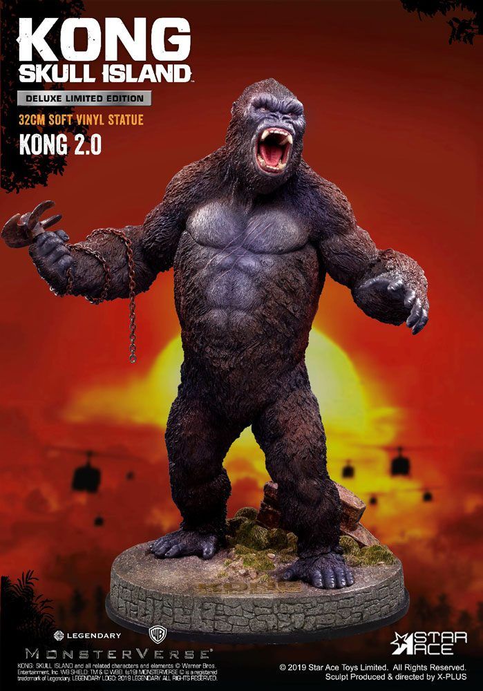 Kong: Skull Island Soft vinylová Soška Kong 2.0 Deluxe Verze 32 cm Star Ace Toys