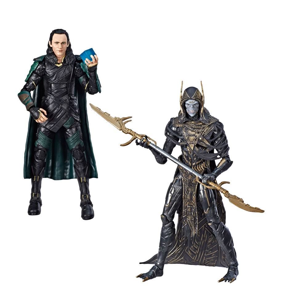 Marvel Legends Series Akční Figure 2-Pack 2019 Corvus Glaive & Loki (Avengers: IW) 15 cm Hasbro