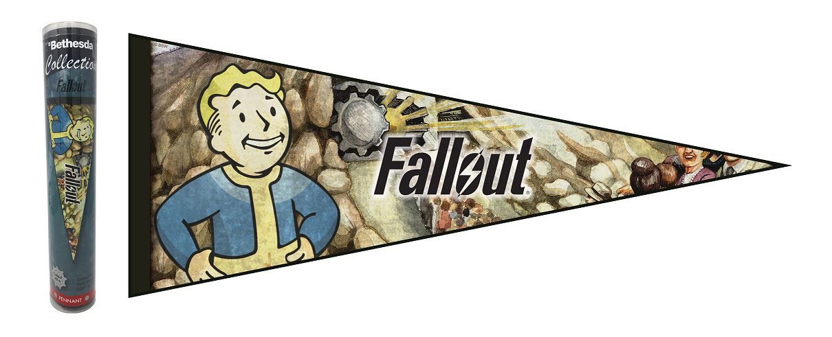 Fallout Felt Pennant Vault Boy FaNaTtik