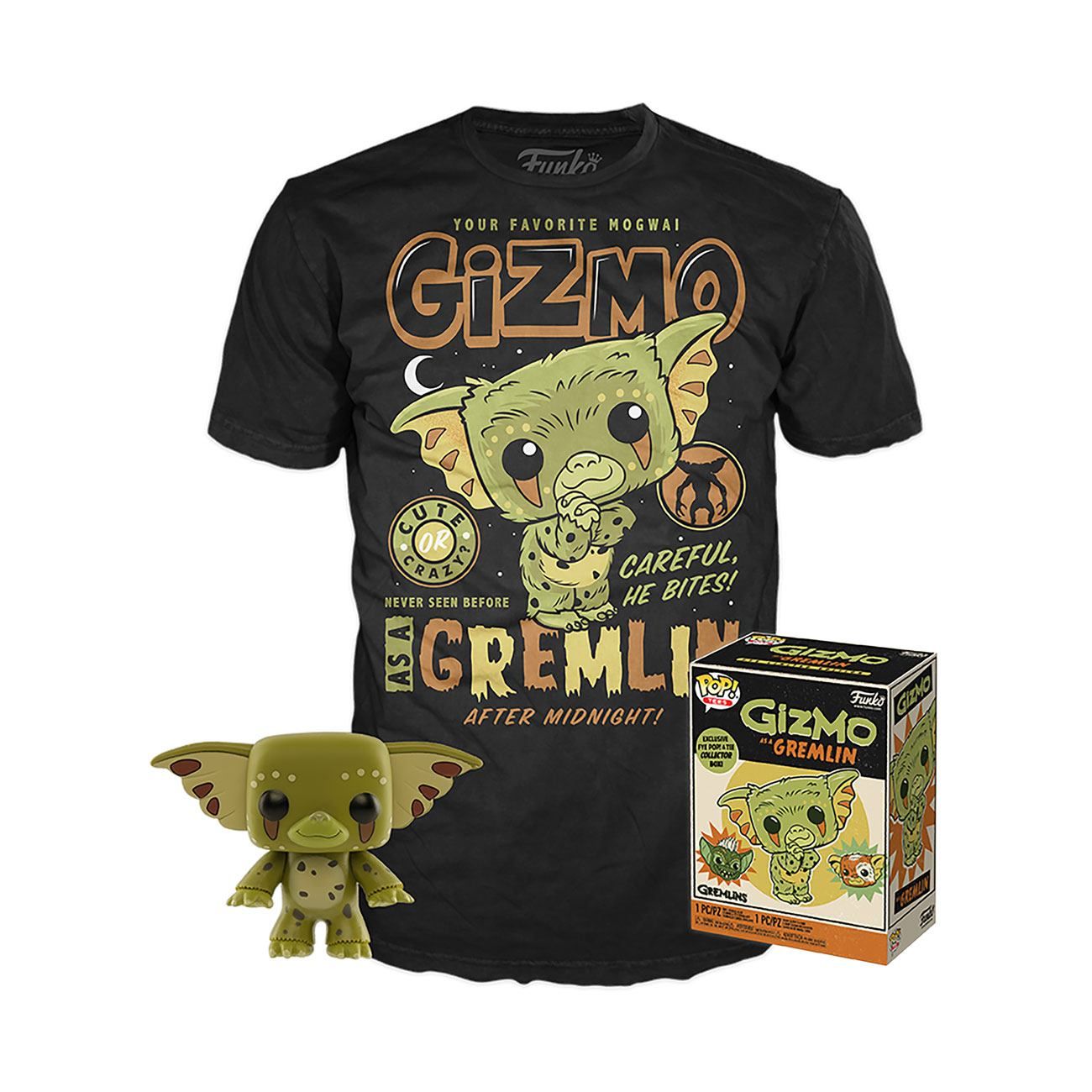 Gremlins POP! & Tee Box Gizmo heo Exclusive Velikost M Funko