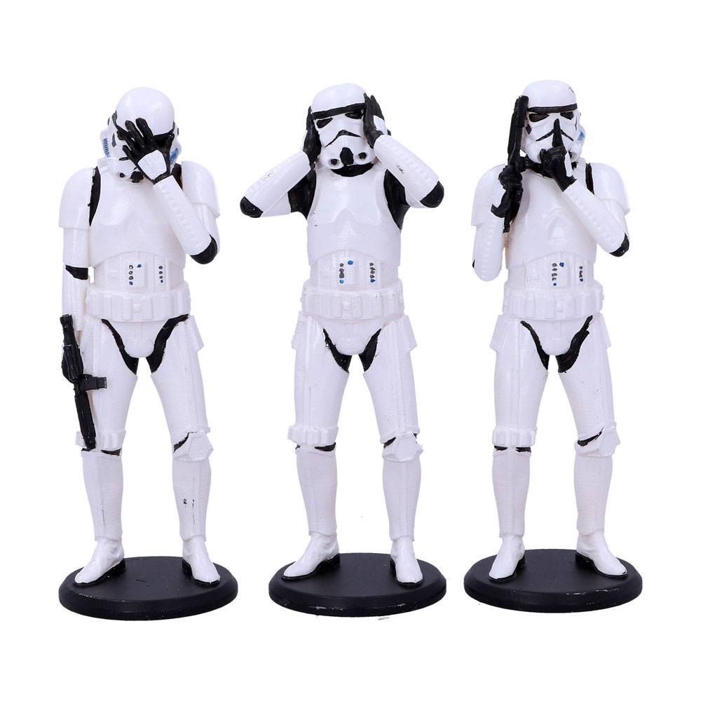 Original Stormtrooper Figures 3-Pack Three Wise Stormtroopers 14 cm Nemesis Now