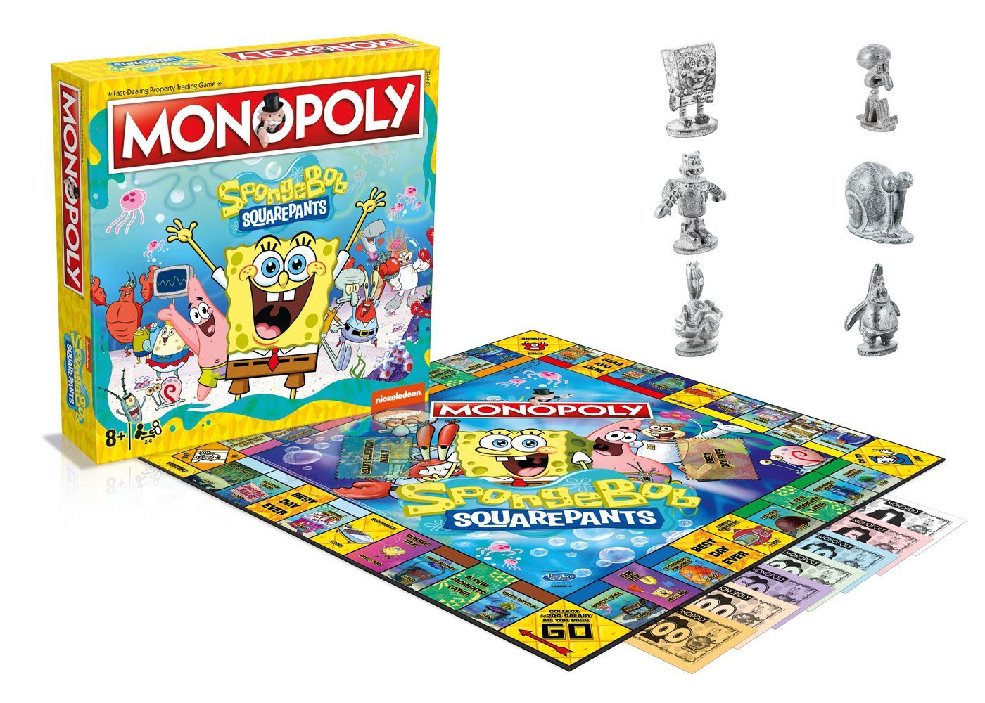 SpongeBob SquarePants Board Game Monopoly Anglická Verze Winning Moves