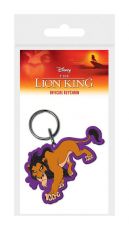 The Lion King Gumový Keychain Scar 6 cm