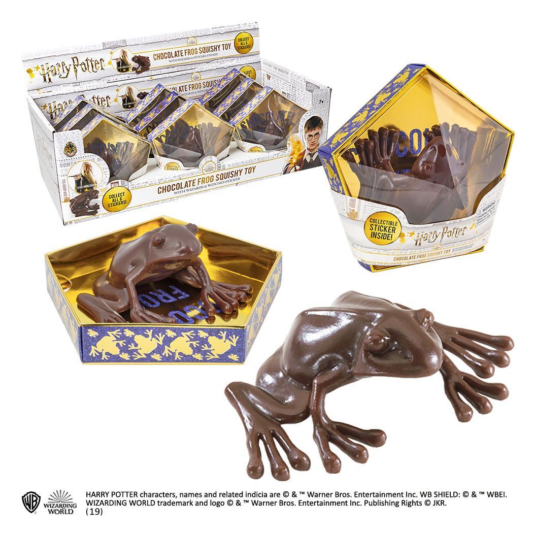 Harry Potter Replika Squishy Chocolate Frog Display (9) Noble Collection