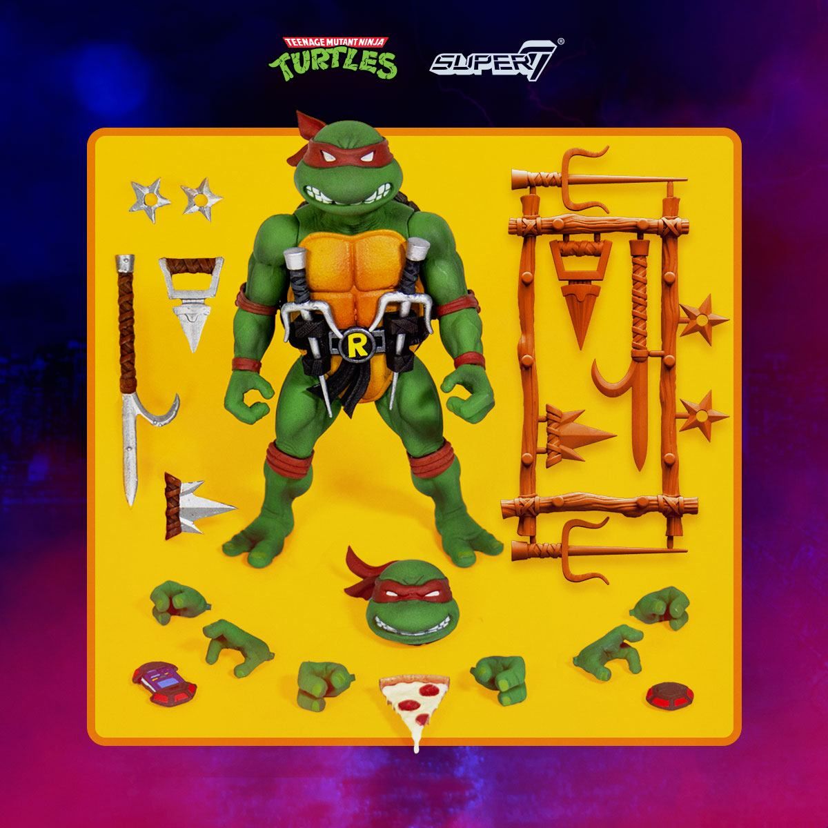 Teenage Mutant Ninja Turtles Ultimates Akční Figure Raphael 18 cm Super7