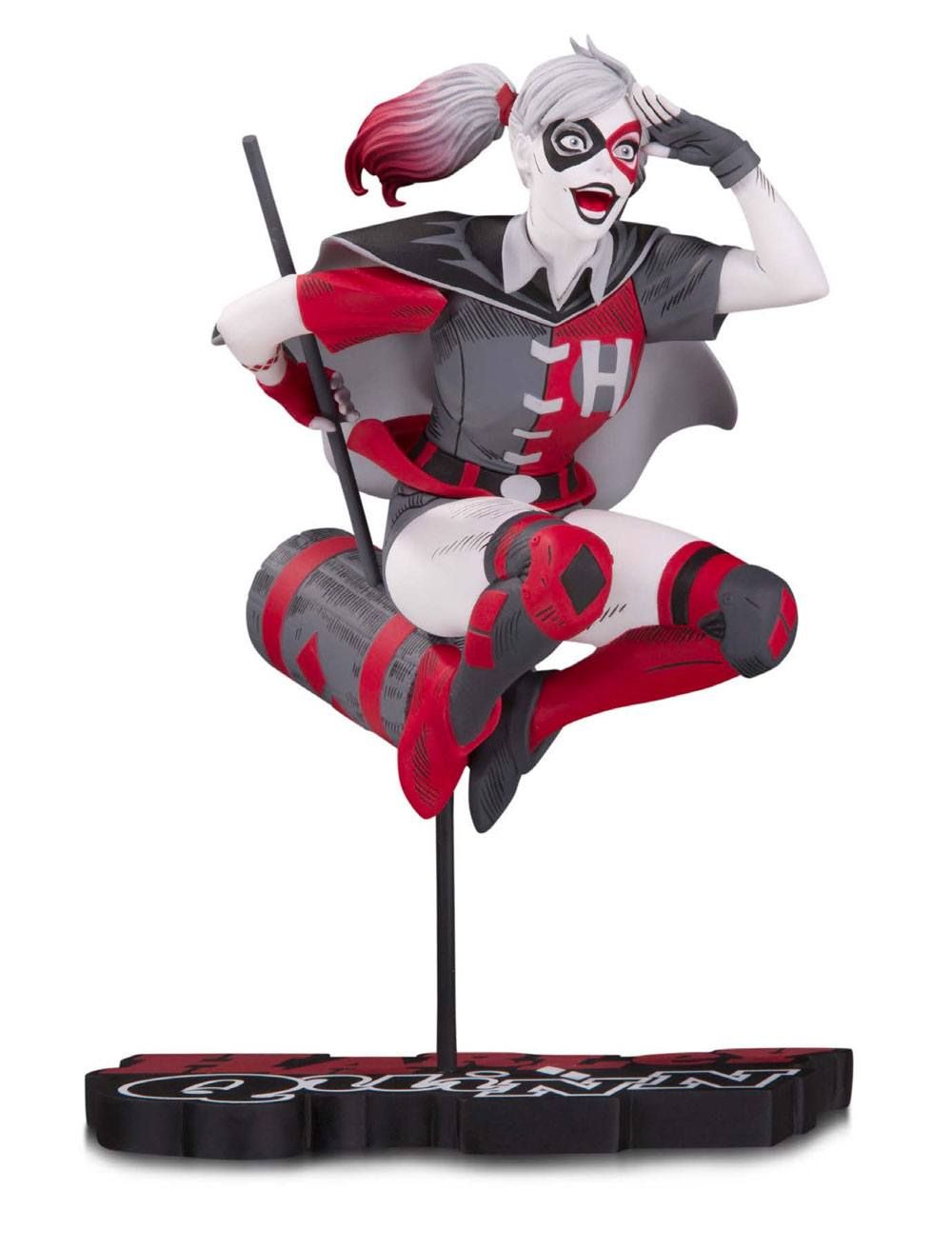 DC Comics Red, White & Black Soška Harley Quinn by Guillem March 18 cm DC Direct
