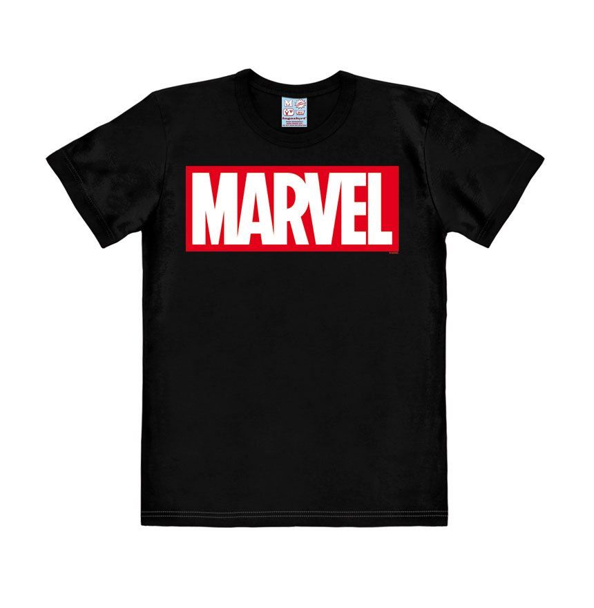 Marvel Easy Fit Tričko Box Logo Velikost L Logoshirt