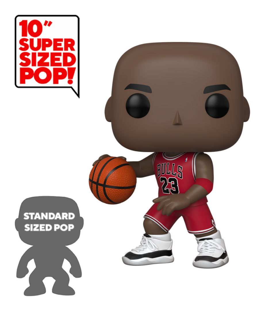 NBA Super Sized POP! Vinyl Figure Michael Jordan (Red Jersey) 25 cm Funko