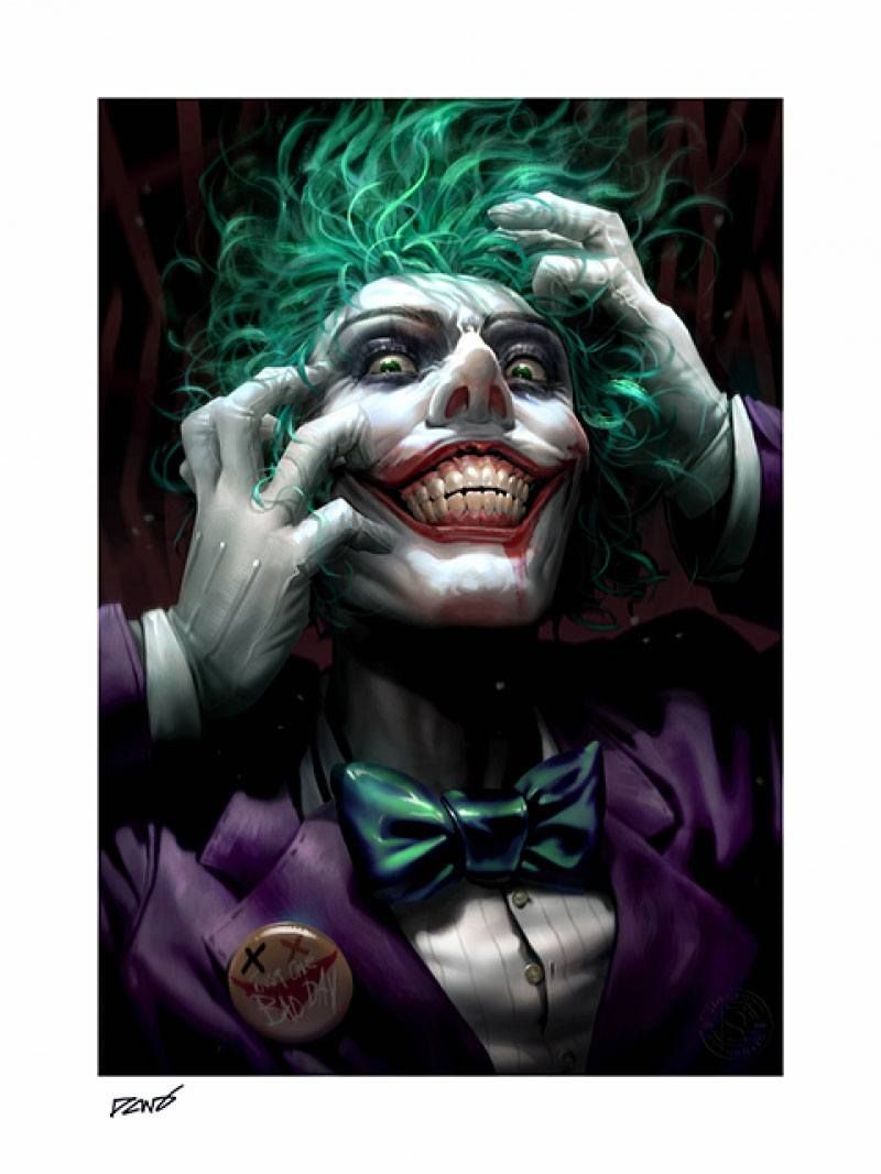 DC Comics Art Print The Joker: Just One Bad Day by Derrick Chew 46 x 61 cm - unframed Sideshow Collectibles