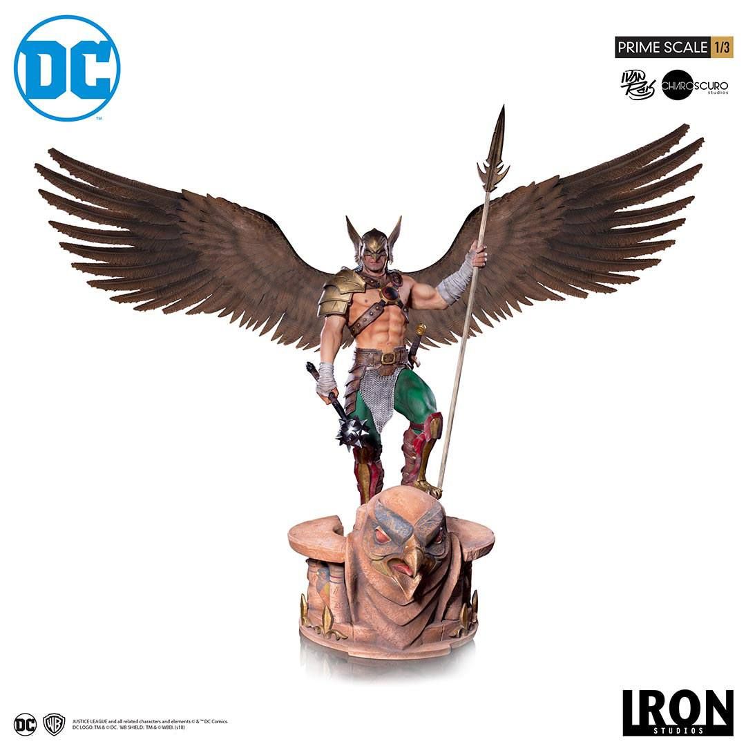 DC Comics Prime Scale Soška 1/3 Hawkman Open Wings Ver. 104 cm Iron Studios