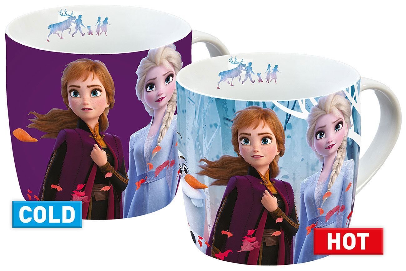 Ledové Království 2 Heat Měnící Hrnek Elsa & Anna Geda Labels