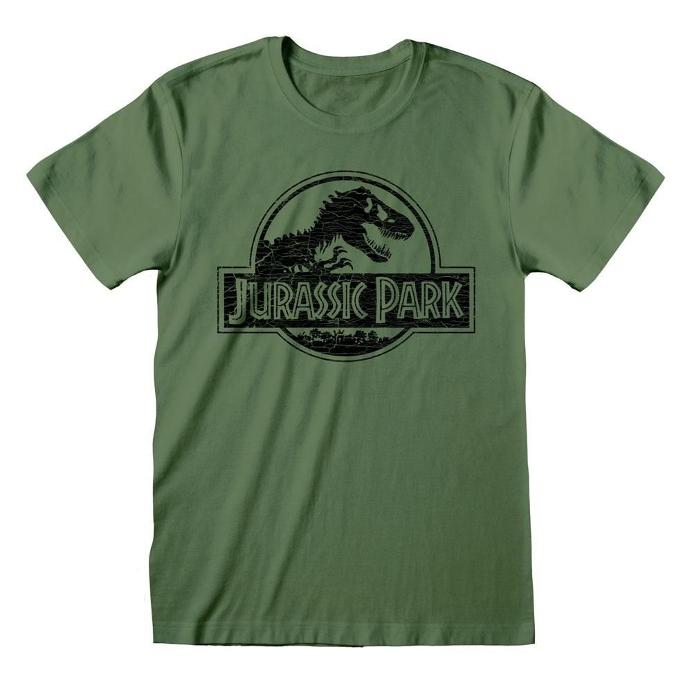 Jurassic Park Tričko Mono Logo Velikost L Heroes Inc