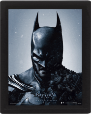 Batman Arkham Origins Zarámovaný 3D Effect Plakát Pack Batman vs. Joker 26 x 20 cm (3)