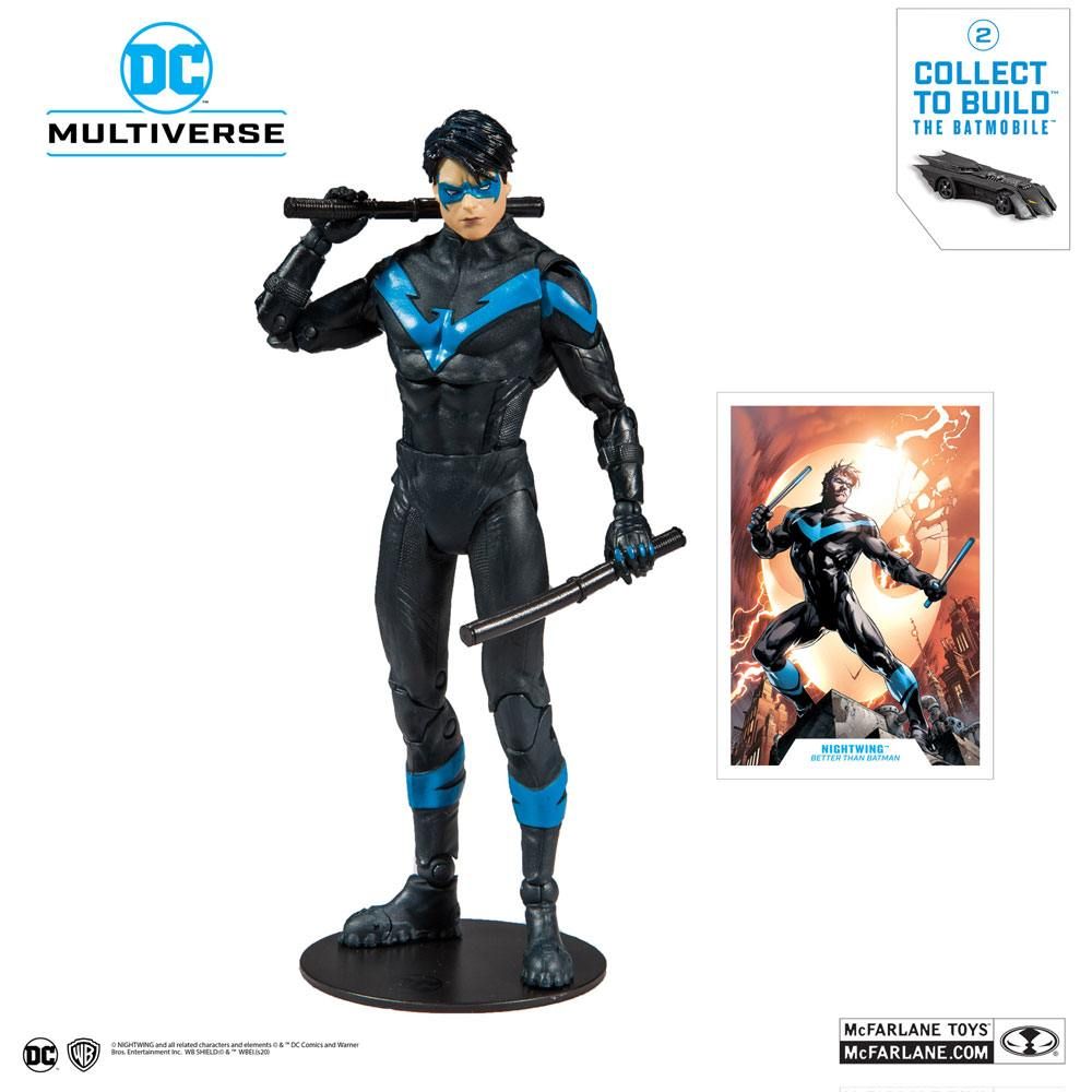 DC Rebirth Build A Akční Figure Nightwing (Better Than Batman) 18 cm McFarlane Toys
