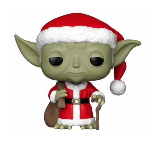 Star Wars POP! Vinyl Bobble-Head Holiday Santa Yoda 9 cm Funko