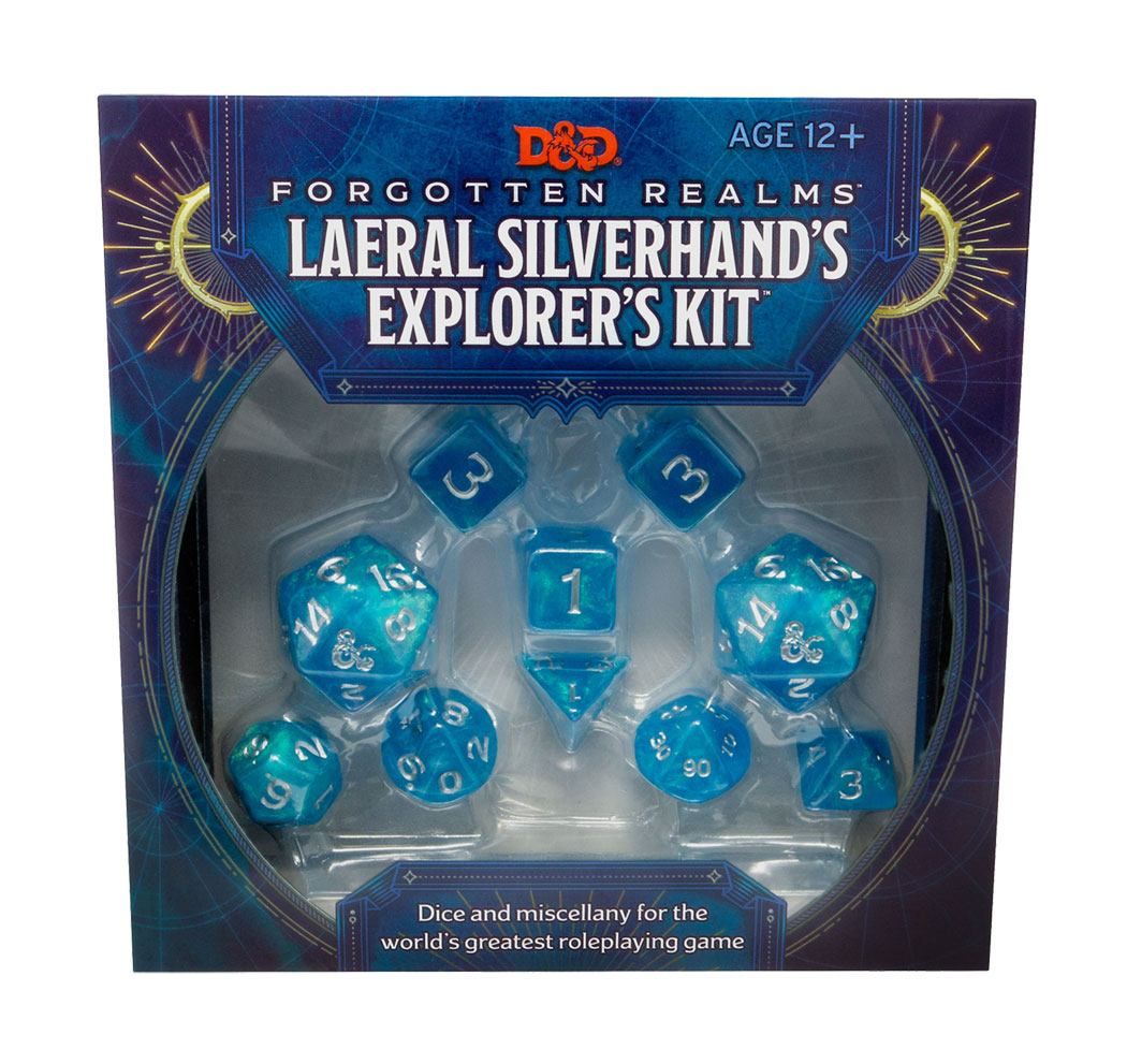 Dungeons & Dragons Forgotten Realms: Laeral Silverhand's Explorer's Kit - Dice & Miscellany Anglická Wizards of the Coast