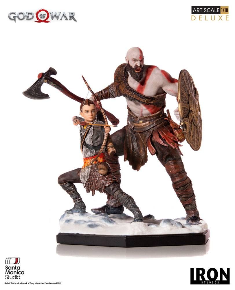 God of War Deluxe Art Scale Soška 1/10 Kratos & Atreus 20 cm Iron Studios