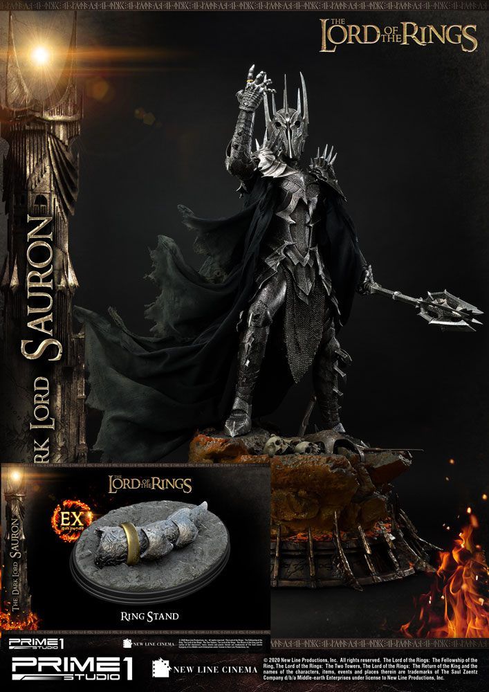 Lord of the Rings Soška 1/4 The Dark Lord Sauron Exclusive Verze 109 cm Prime 1 Studio