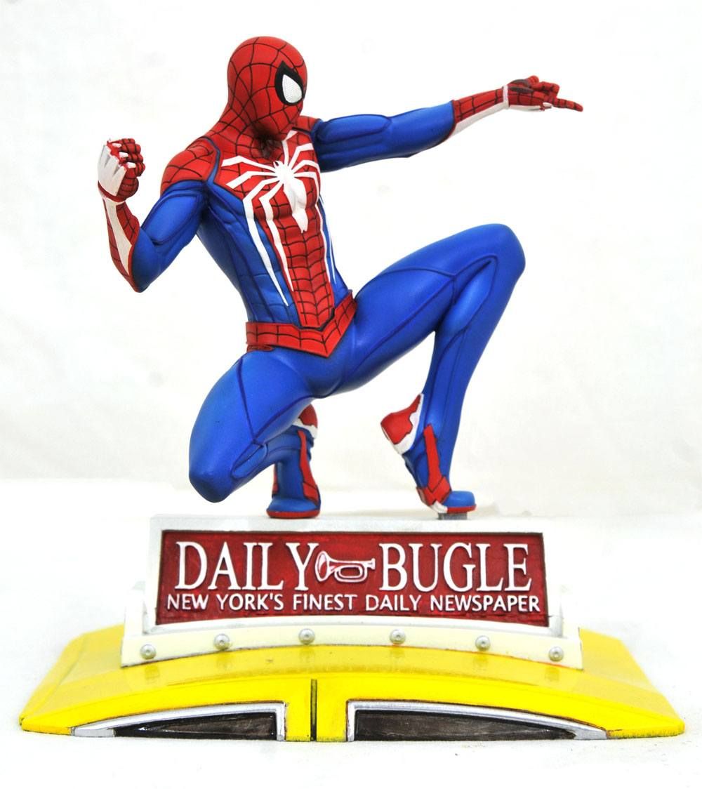 Marvel Gallery PVC Diorama PS4 Spider-Man on Taxi 23 cm Diamond Select