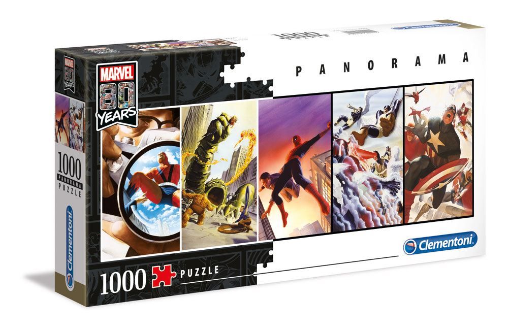 Marvel 80th Anniversary Panorama Puzzle Characters Clementoni