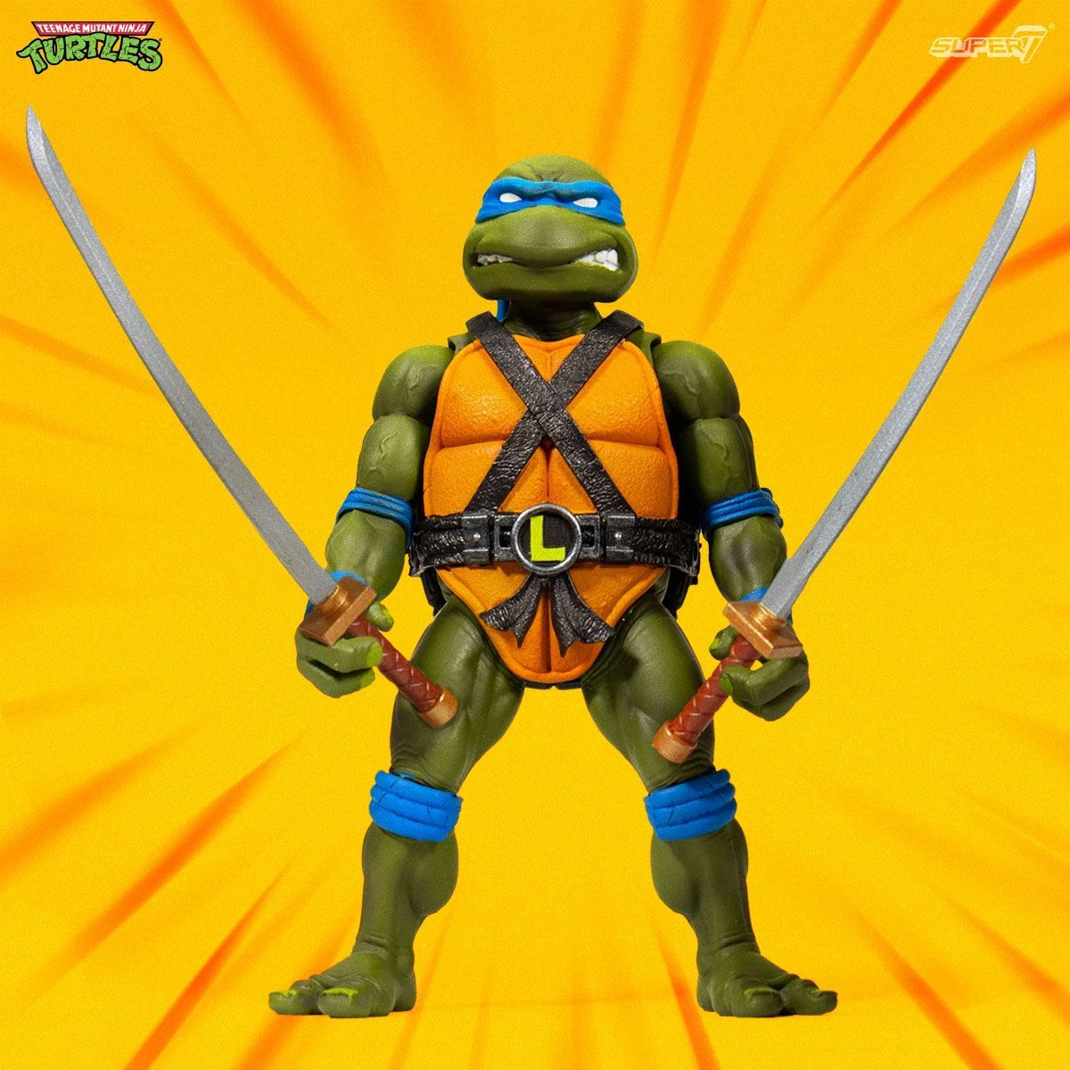 Teenage Mutant Ninja Turtles Ultimates Akční Figure Leonardo 18 cm Super7