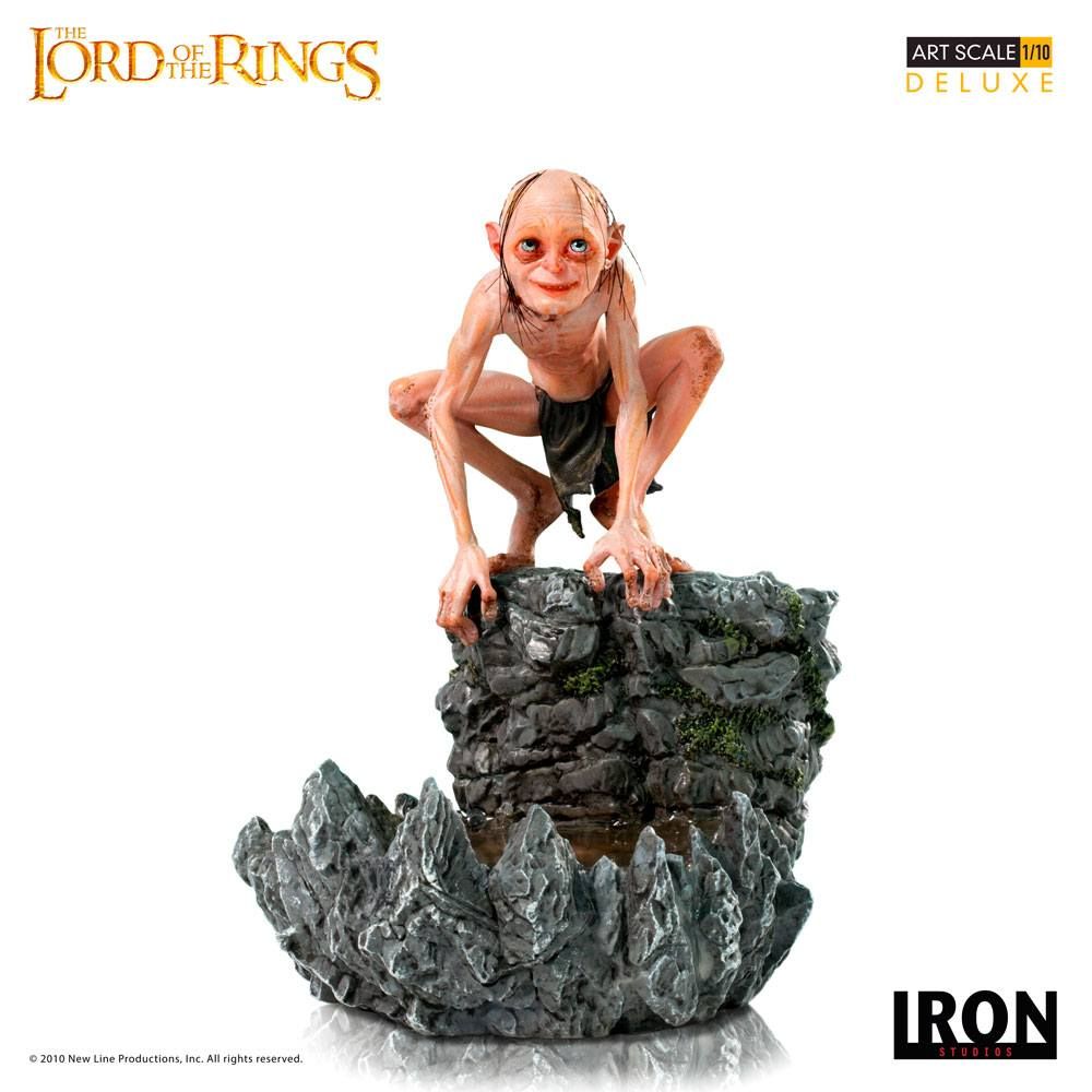Lord Of The Rings Deluxe Art Scale Soška 1/10 Gollum 12 cm Iron Studios