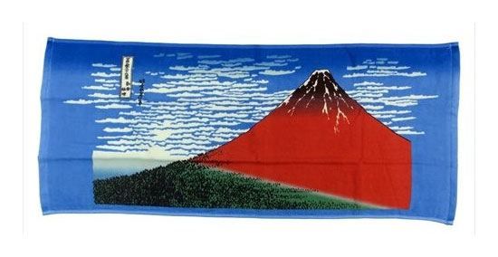 Ukiyo-e Ručník Katsushika Hokusai Kaifu 34 x 80 cm Marushin