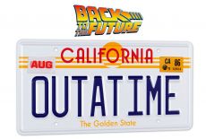 Back To The Future Replika 1/1 ´Outatime´ DeLorean License Plate