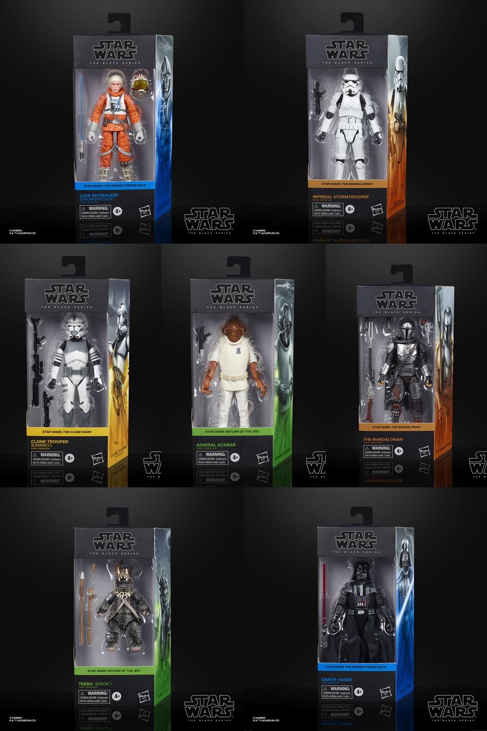 Star Wars Black Series Akční Figures 15 cm 2020 Wave 3 Sada (8) Hasbro