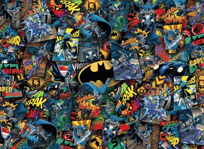 DC Comics Impossible Jigsaw Puzzle Batman (1000 pieces) Clementoni