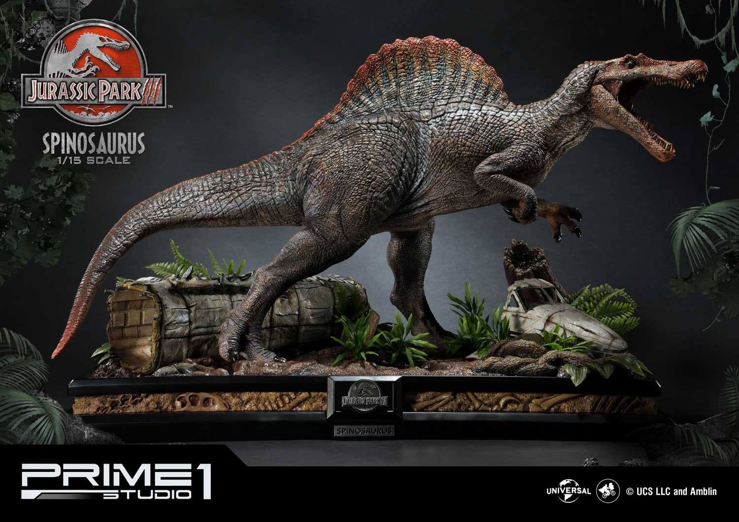 Jurassic Park 3 Soška 1/15 Spinosaurus Bonus Verze 79 cm Prime 1 Studio