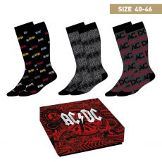 ACDC Ponožky 3-Pack High Voltage 40-46