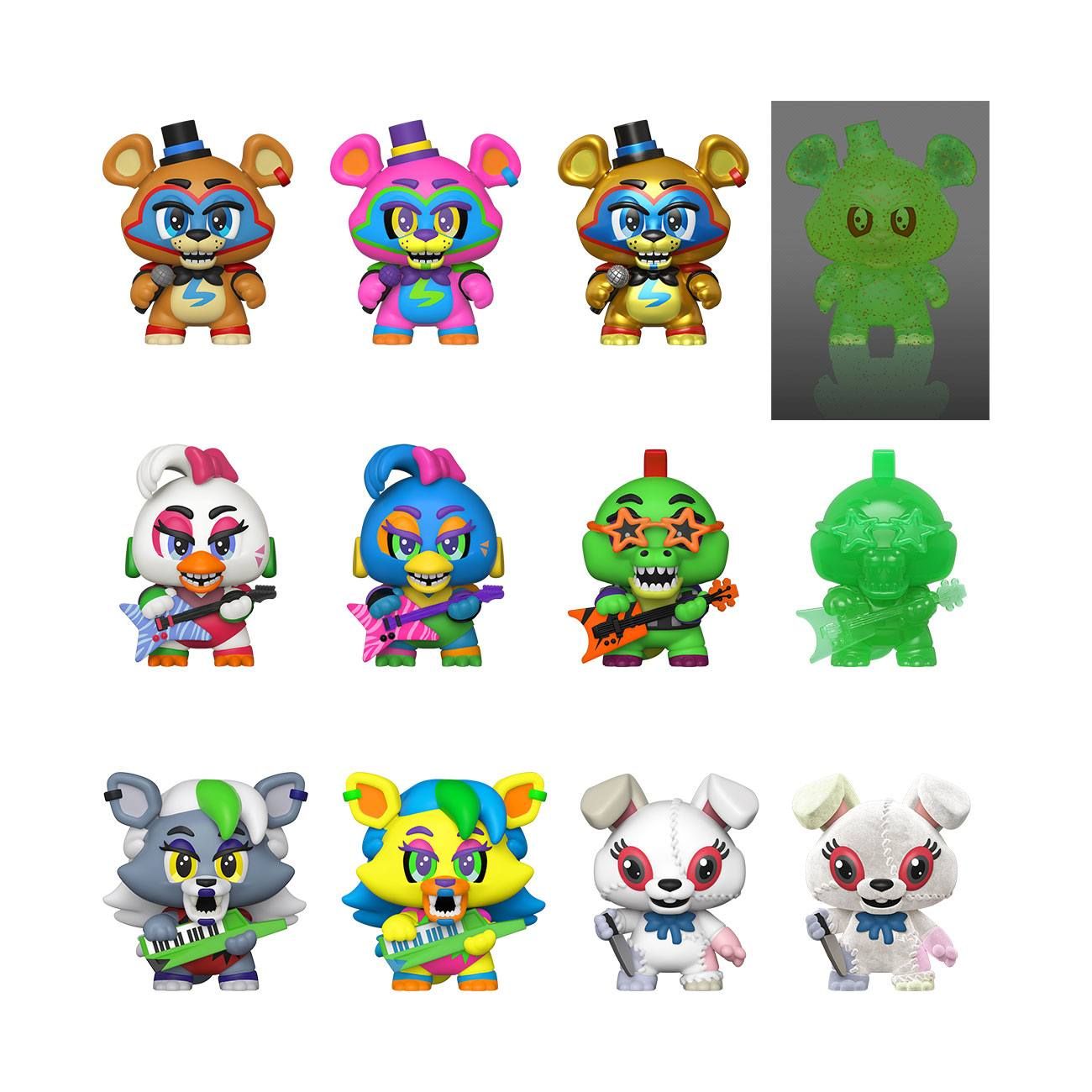 Five Nights at Freddy's Mystery Minis vinylová Mini Figures 6 cm Display Security Breach (12) Funko