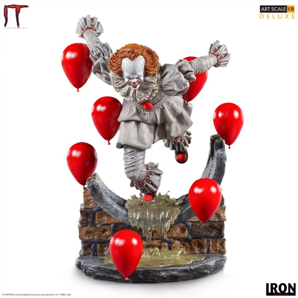 It Chapter Two Deluxe Art Scale Soška 1/10 Pennywise 21 cm Iron Studios